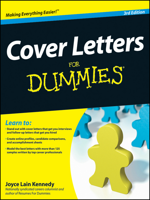 Title details for Cover Letters For Dummies by Kennedy - Available